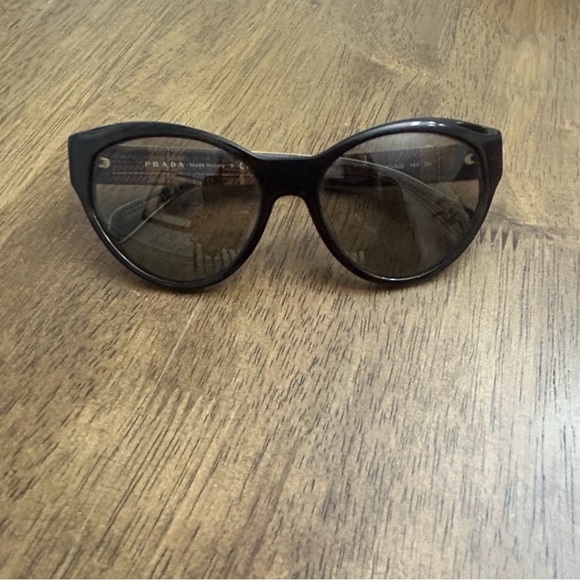 Prada Oversized Cat Eye Sunglasses Gradient